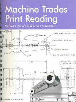 Machine Trades Print Reading  9781566372695 Front Cover