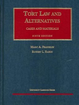 Torts Law and Alternatives 6th 1996 9781566623421 Front Cover