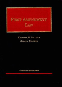 First Amendment Law  9781566627399 Front Cover
