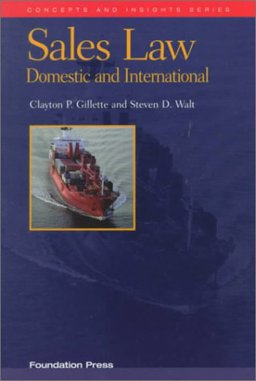 Sales Law Domestic and International
