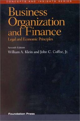 Business Organization and Finance, Legal and Economic Principles