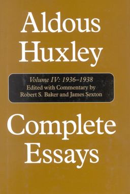 Complete Essays, 1936-1938