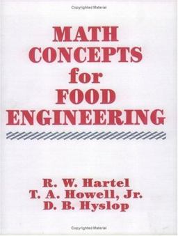 Math Concepts for Food Engineering  9781566765640 Front Cover