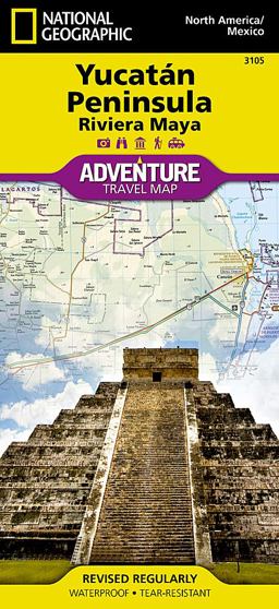 Yucatï¿½n Peninsula Riviera Maya: Adventure Travel Map 2022nd 9781566952453 Front Cover
