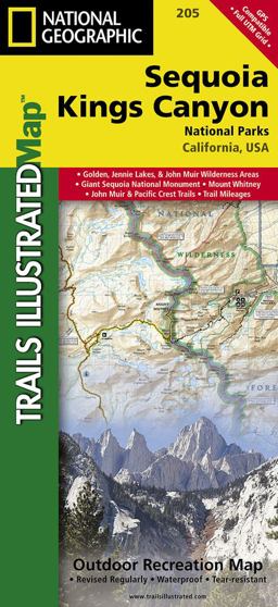 Sequoia/kings Canyon National Park Trails Illustrated National Parks 2023rd 9781566952989 Front Cover