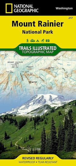 Mount Rainier National Park, Washington Outdoor Recreation Map 2022nd 9781566953450 Front Cover
