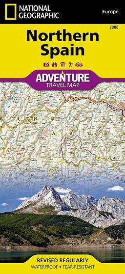 Northern Spain Adventure travel map 2022nd 9781566955386 Front Cover