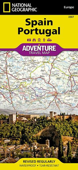 National Geographic Spain and Portugal Adventure Map