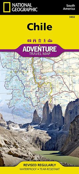 Chile Adventure Travel Map 2022nd 9781566955461 Front Cover