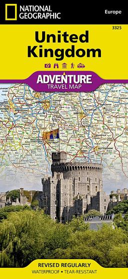 United Kingdom Adventure Travel Map 2022nd 9781566956444 Front Cover