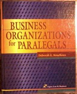 Business Organizations for Paralegals  9781567064841 Front Cover