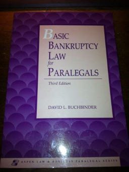Basic Bankruptcy Law for Paralegals