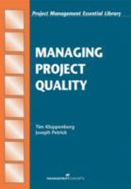 Managing Project Quality  9781567261417 Front Cover