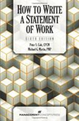 How to Write a Statement of Work 6th 9781567263640 Front Cover