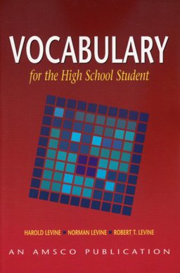 Vocabulary for the High School Student 4th 9781567651270 Front Cover