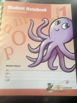 Fundations Student Notebook 1 Second Edition 2012nd 9781567785173 Front Cover