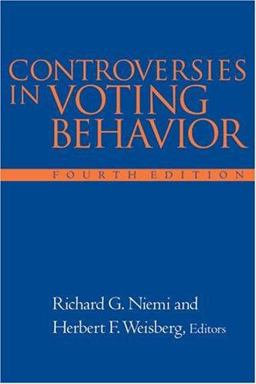 Controversies in Voting Behavior 4th 9781568023342 Front Cover
