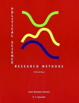Political Science Research Methods 5th 9781568028743 Front Cover