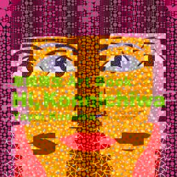 Hi, Konnichiwa Yayoi Kusama Art Book  9781568365381 Front Cover