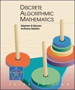 Discrete Algorithmic Mathematics 3rd 9781568811666 Front Cover