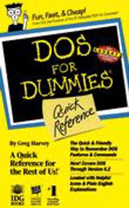QR/DOS for Dummies 1st 9781568840079 Front Cover