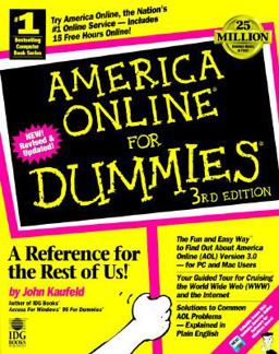 America Online for Dummies 3rd 9781568846941 Front Cover