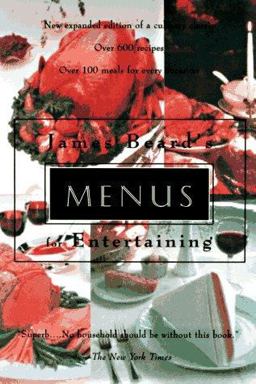 James Beard's Menus for Entertaining