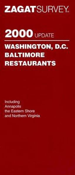 Washington, D. C./Baltimore Restaurant Survey 2000
