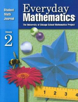Everyday Mathematics : Student Math Journal 2  9781570398315 Front Cover