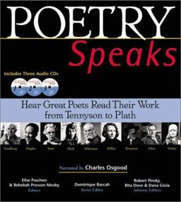 Poetry Speaks Hear Great Poets Read Their Work from Tennyson to Plath  9781570717208 Front Cover