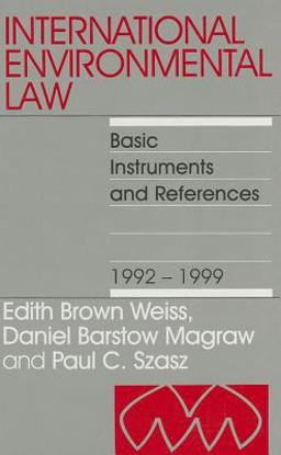 International Environmental Law 1992-1999