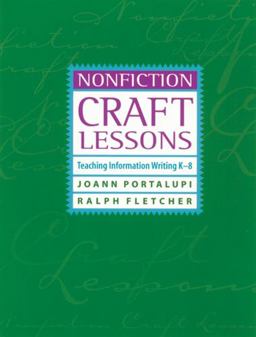 Nonfiction Craft Lessons Teaching Information Writing K-8  9781571103291 Front Cover