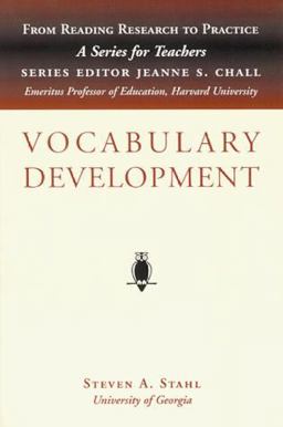 Vocabulary Development 1st 9781571290724 Front Cover
