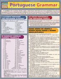 Portuguese Grammar QuickStudy Laminated Reference Guide  9781572228771 Front Cover