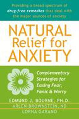 Natural Relief for Anxiety Complementary Strategies for Easing Fear, Panic, and Worry  9781572243729 Front Cover