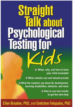 Straight Talk about Psychological Testing for Kids  9781572307872 Front Cover