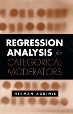 Regression Analysis for Categorical Moderators  9781572309692 Front Cover