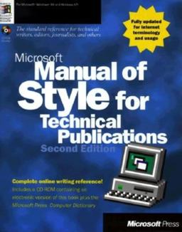 Microsoft Manual of Style for Technical Publications