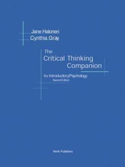 Critical Thinking Companion for Introductory Psychology 2nd 9781572598829 Front Cover