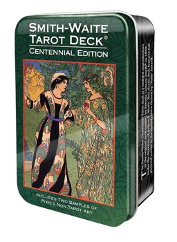 Smith-waite Tarot in a Tin:  9781572818125 Front Cover