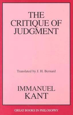 The Critique of Judgment
