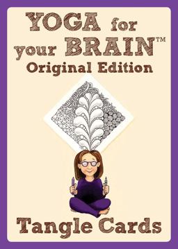 Yoga for Your Brain Original Edition Tangle Cards  9781574213560 Front Cover