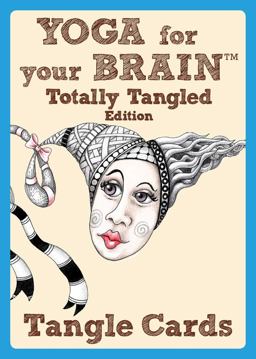 Yoga for Your Brain Totally Tangled Edition Tangle Cards  9781574213577 Front Cover