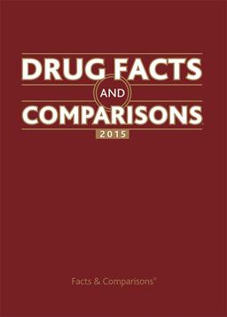 Drug Facts and Comparisons 2015  9781574393606 Front Cover