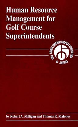 Human Resource Management for Golf Course Superintendents  9781575040387 Front Cover