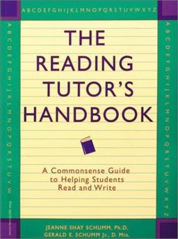 The Reading Tutor's Handbook