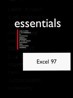 Excel 97 Essentials