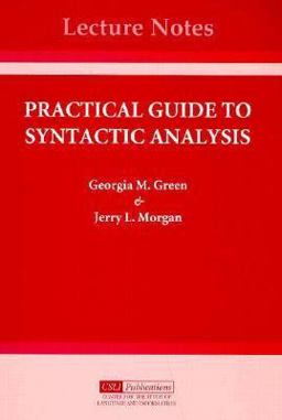 Practical Guide to Syntactic Analysis