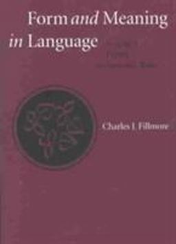 Form and Meaning in Language
