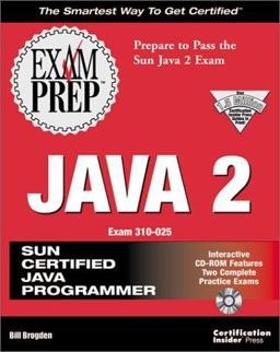 Java Programmer JDK 1.2 Exam Prep  9781576102619 Front Cover